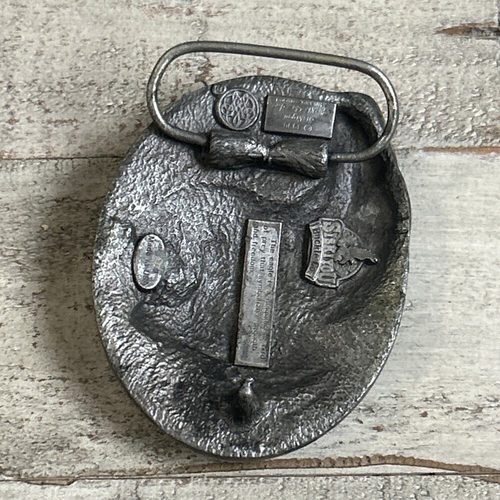 1990 Siskiyou American Bald Eagle Belt Buckle Vintage Y2K American Patriotic - Picture 5 of 8